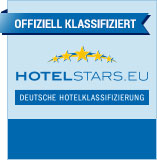 Logo mit blauer Schrift: offiziell klassifiziert